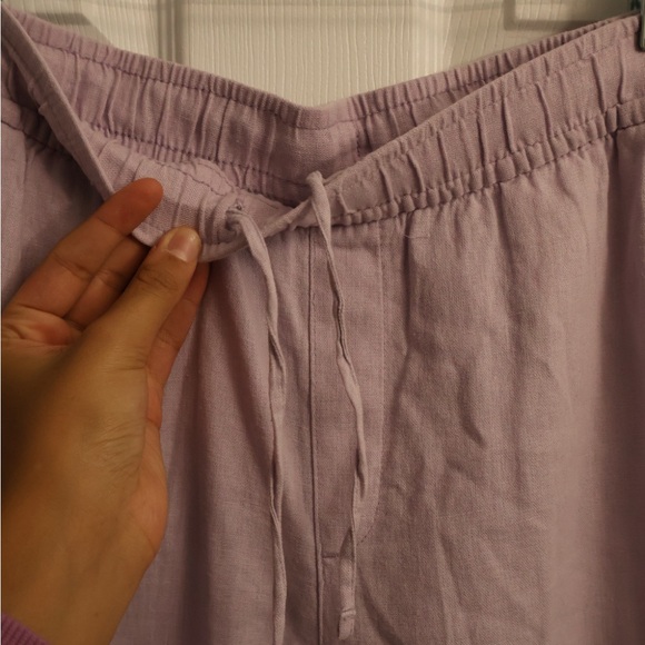 Old navy linen blend wide leg pant - Picture 3 of 4